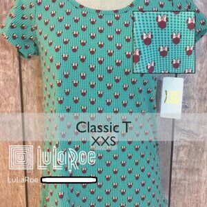 Lularoe Disney Minnie Mouse Womens Classic T Size XXS